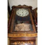 Early 20th Century inlaid wall Clock