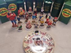A collection of Robert Harrop 'The Beano, Dandy collection' resin figures 19 figures in total,