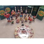 A collection of Robert Harrop 'The Beano, Dandy collection' resin figures 19 figures in total,