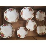 Royal Albert Old Country Roses Items to include, 24 Fruit Saucers & 28 Cereal Bowls