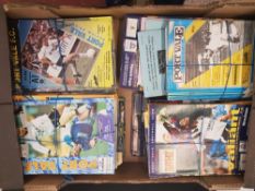 A collection of Port Vale football programmes dating from the 80's and 90's