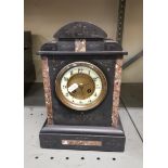 Early 20th Century Slate Mantel Clock - 31cm High