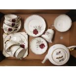 Royal Stafford 'Roses to remember' pattern 22 Piece Full Tea Set