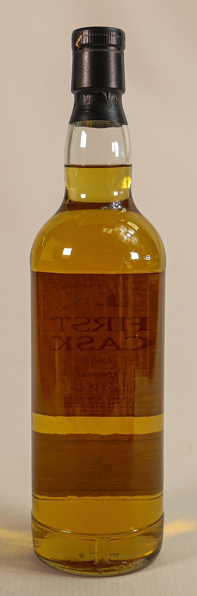 A 70cl bottle of First Cask 1980 Speyside malt Whisky. Cask number 13741, bottle number 3. - Image 3 of 3