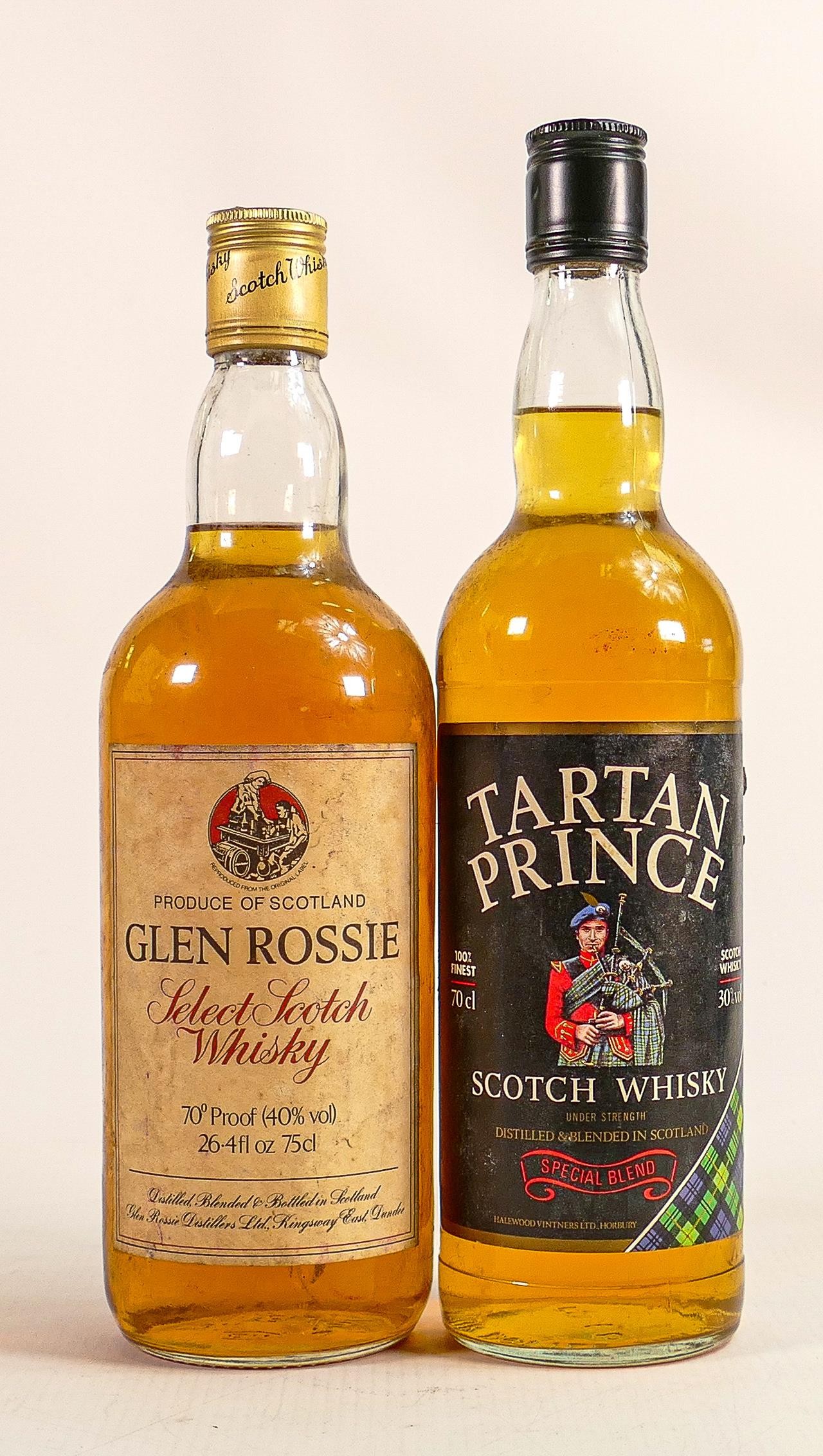 Glen Rossie Select Scotch Whisky together with similar Tartan Prince Special Blend Scotch Whisky. (