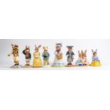 Royal Doulton boxed Bunnykins figures to include - Boy Skater, Anniversary Bunny, Be Prepared,