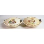 Two Royal Doulton Bunnykins babywarmer sets, each diameter 20cm. (2)