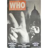 Two Original 1970's The Who rock band posters -The Who By Numbers and 1975 Tour Poster, largest 83 x