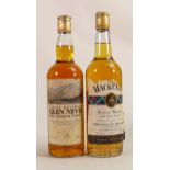 Glen Nevis Finest Reserved Scotch Whisky together with a similar bottle of Mackenzie Whisky. (2)