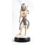 Wedgwood limited edition Egyptian figure Tutankhamun the boy king, with certificate.