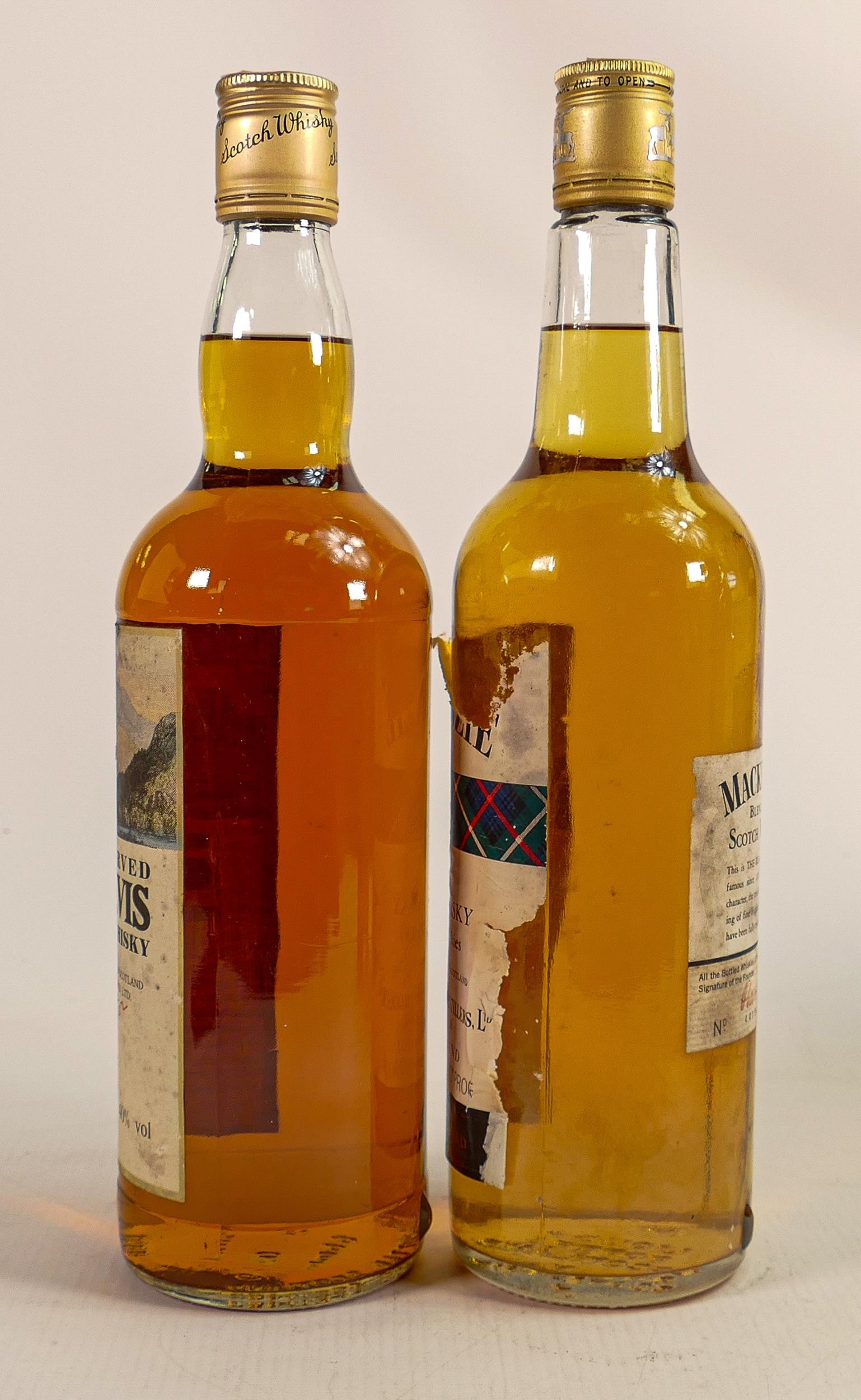 Glen Nevis Finest Reserved Scotch Whisky together with a similar bottle of Mackenzie Whisky. (2) - Image 4 of 4