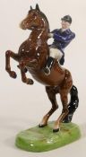 Beswick rearing huntsman 868 with blue jacket.