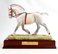 Border Fine Arts limited edition Horse Percheron Supreme Champion, signed Anne Wall, with