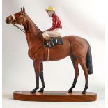 Beswick Connoisseur model of Red Rum Brian Fletcher up.