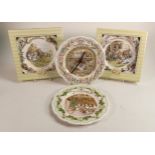 A collection of Royal Doulton Brambly Hedge collectors plates to include - Rigging the Boat,