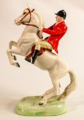 Beswick Huntsman on painted white rearing horse 868.