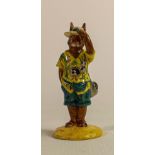 Royal Doulton protype Bunnykins figure The Tourist, painted in a different colourway with silver