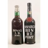 Vintage Noval & Fonseca 70cl bottles of Port. (2)