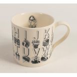 Wedgwood Alphabet mug by Eric Ravilious.