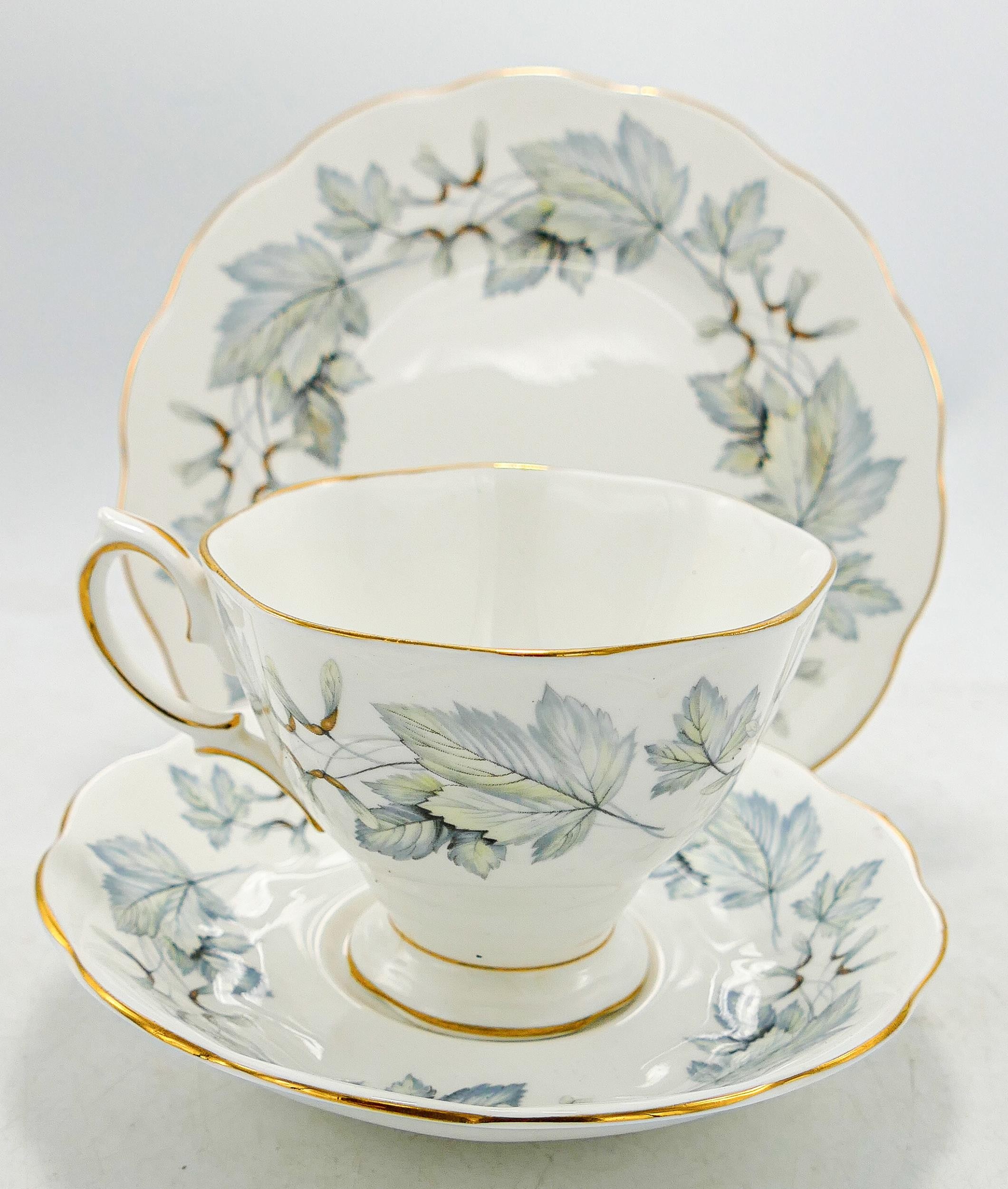 Royal Albert Silver Maple patterned tea ware (54 items in two trays), mostly seconds. - Image 3 of 4