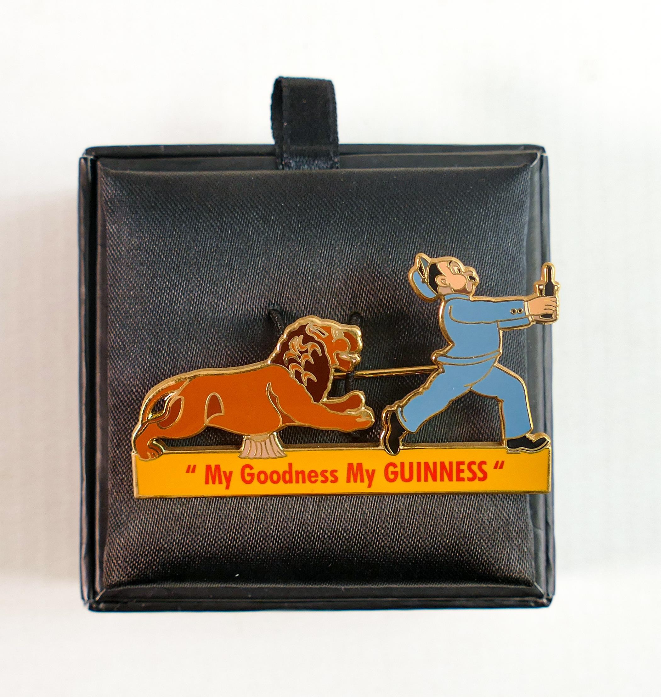 Coalport Guinness advertising figures Lion and Zookeeper, limited edition with badge, boxed with - Image 4 of 4