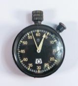 Heuer Leonidas / Monte Carlo Military Issue Stopwatch marked to case 6B/520 9604 broad arrow 2452