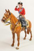 John Beswick Connoisseur Collection Queen Elizabeth II on Horseback, limited edition.