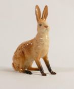 Beswick seated model of a hare 1025, h.17cm.