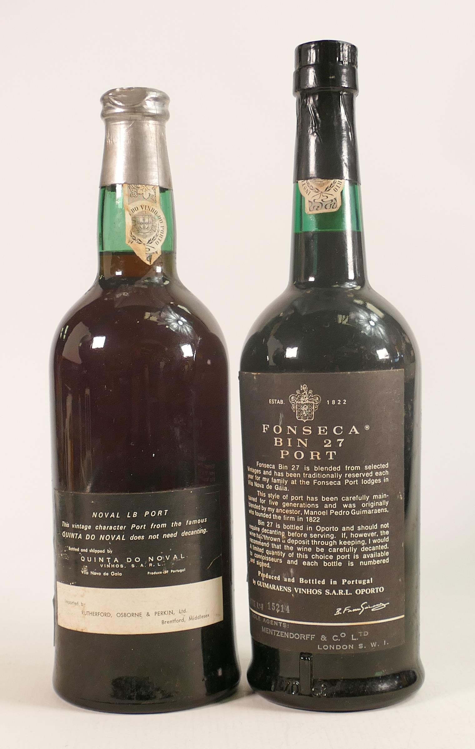 Vintage Noval & Fonseca 70cl bottles of Port. (2) - Image 2 of 2