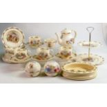 Royal Doulton Bunnykins items to include - teapot, cups and saucers, plates, bowls, money boxes &