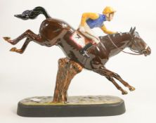 Beswick steeplechaser 2505 in dark brown gloss.