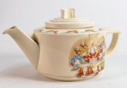 Royal Doulton Barbara Vernon signed teapot, height 12cm.