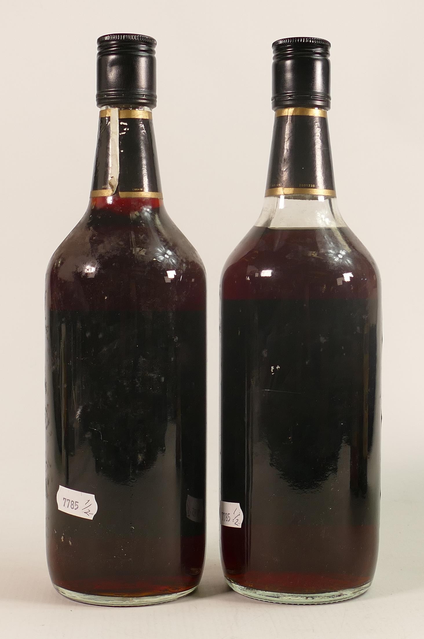 Two vintage bottles of Captain Morgan Black Label Rum, both 70cl. - Image 2 of 2