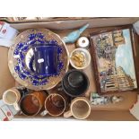 A mixed collection of ceramic items to include Beswick Wall Plaque, Decorative wall plates and