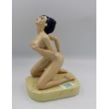 Peggy Davies Erotic Figure Lolita Limited Edition, over painted by vendor