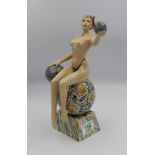 Kevin Francis/Peggy Davies Artist Proof Figure Isadora, over painted by vendor