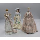 Coalport for Compton Woodhouse Limited Edition Femmes Fatales figures Madame De Pompadour, Empress