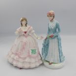 Royal Worcester for Compton Woodhouse Limited Edition figures 1878 The Bustle & The Masquerade (2)