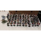 A collection of Del Prado toy soldiers from various countries and campaigns of the 18th and 19th