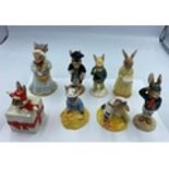 Royal Doulton Bunnykins figures to include Boy Skater, Anniversary Bunny, Be Prepared, Schoolmaster,