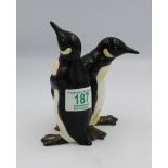 Beswick pair of courting penguins 1015, restored