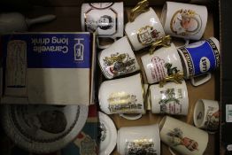 A collection of Paragon & Similar Royal Commemorative Mugs Tankards & plates