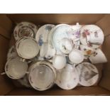 A mixed collection of items to include Paragon Tree of Kashmir patterned dinnerware, Royal Albert