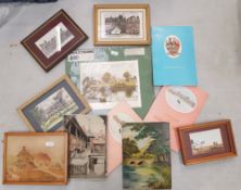 A collection of prints and Ephemera of Capesthorne hall