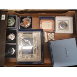 A mixed collection of items to include Wedgwood Clocks & Photo frames, many boxed