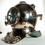 Anchor Engineering Chrome Vintage Divers Helmet 40cm tall