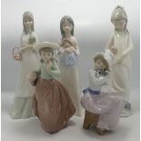 Nao Group of Child Figures, tallest 25cm(5)