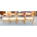 GFM, by Goscicinska Fabryka Melbi set of 4 mid century chairs(4)