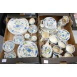 A large collection of Masons Regency patterned tea & dinnerware to include, dinner plates, salad