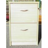 Modern Heavy Wood Effect Filing Cabinet